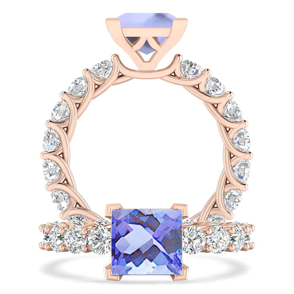 Rose Gold - Tanzanite