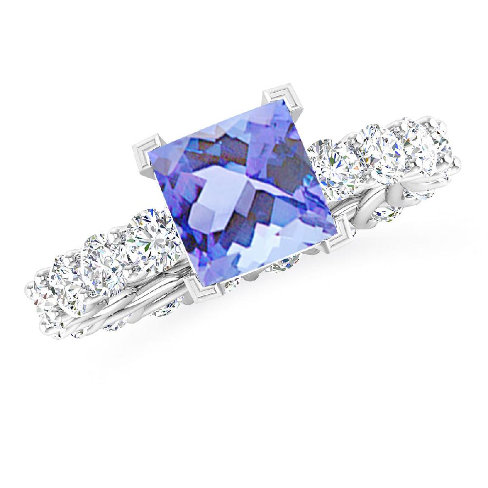 White Gold - Tanzanite