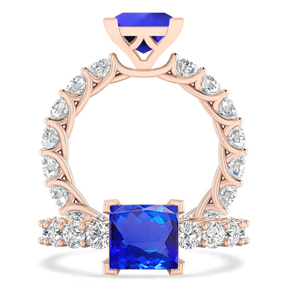 Rose Gold - Tanzanite