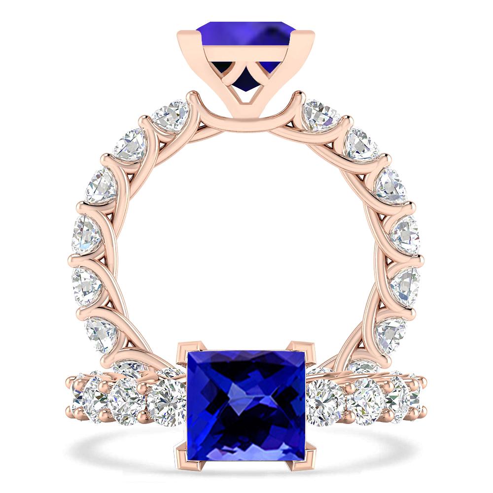 Rose Gold - Tanzanite