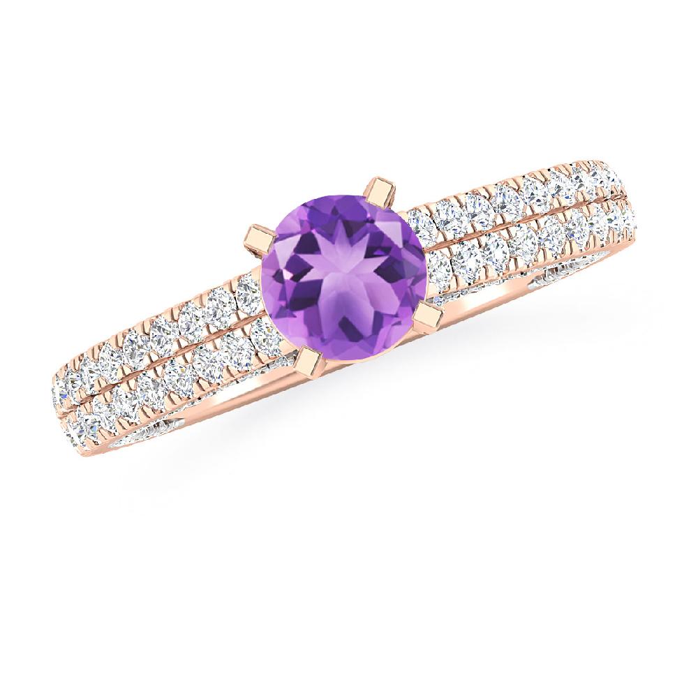 Rose Gold - Amethyst