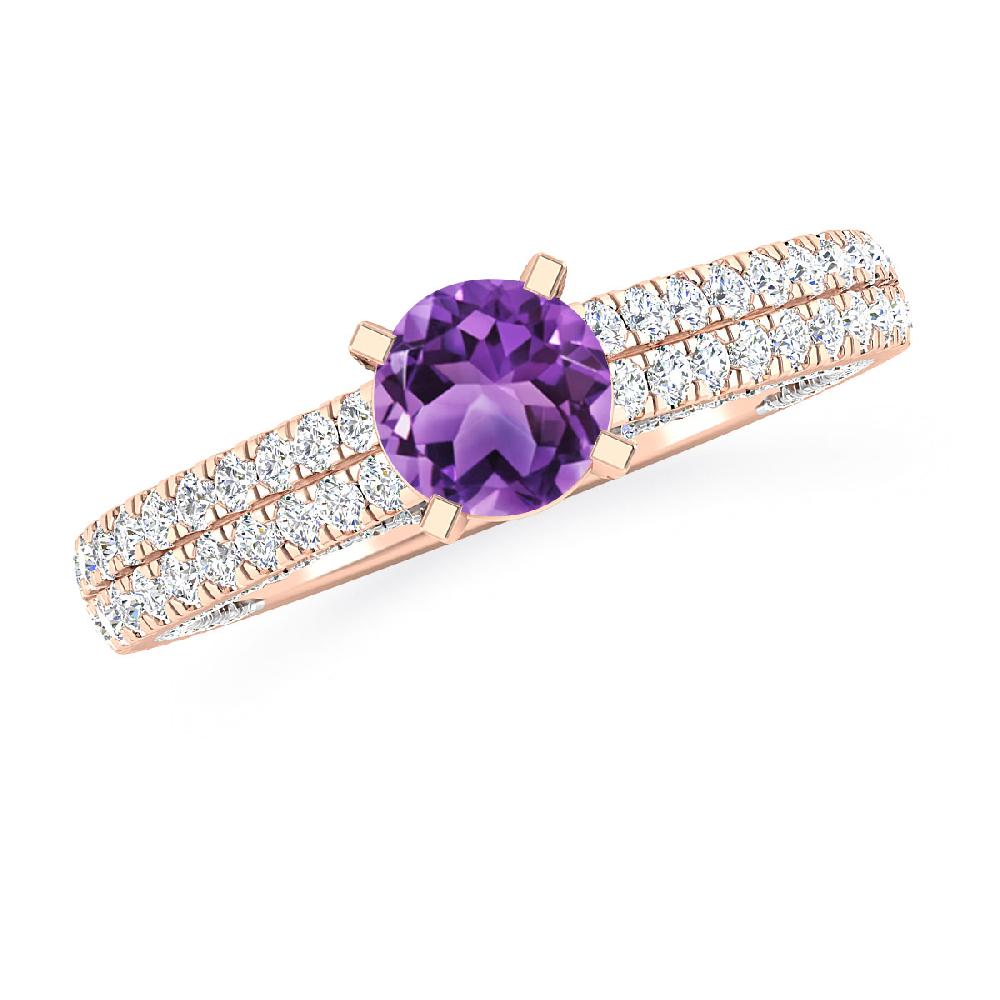 Rose Gold - Amethyst