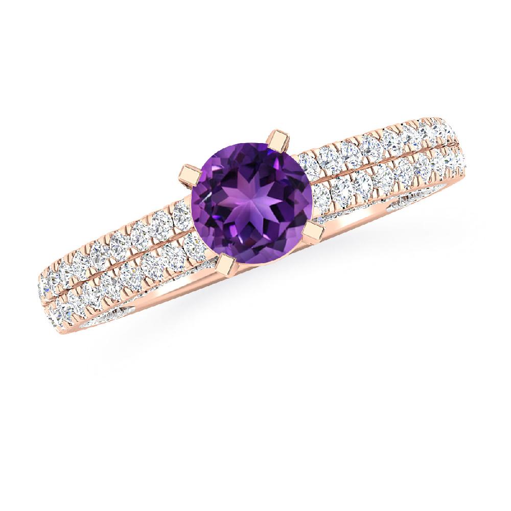 Rose Gold - Amethyst