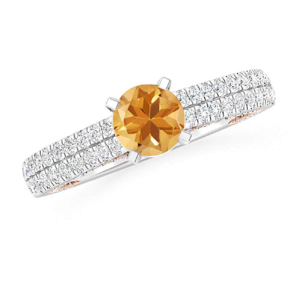 White Gold - Citrine