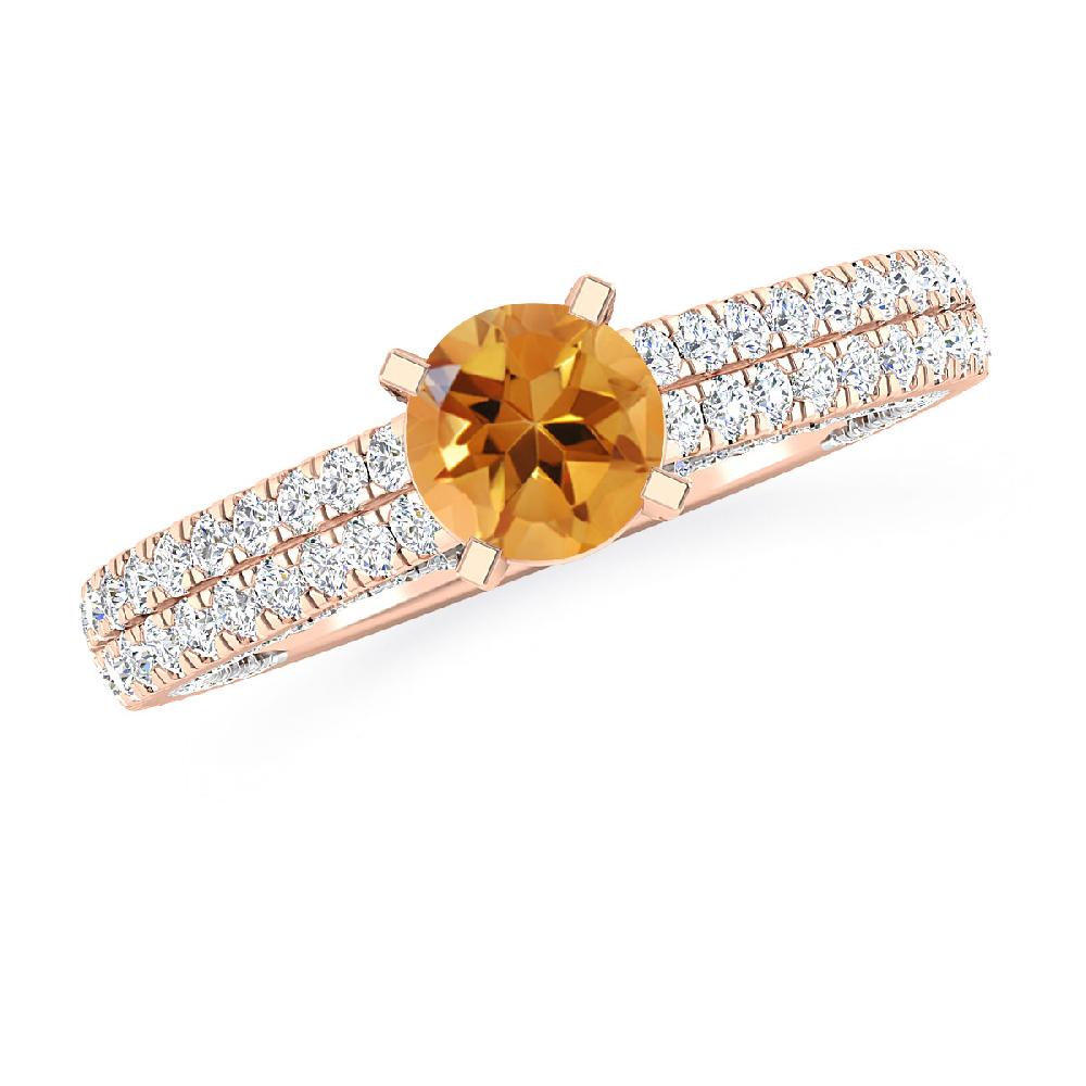 Rose Gold - Citrine