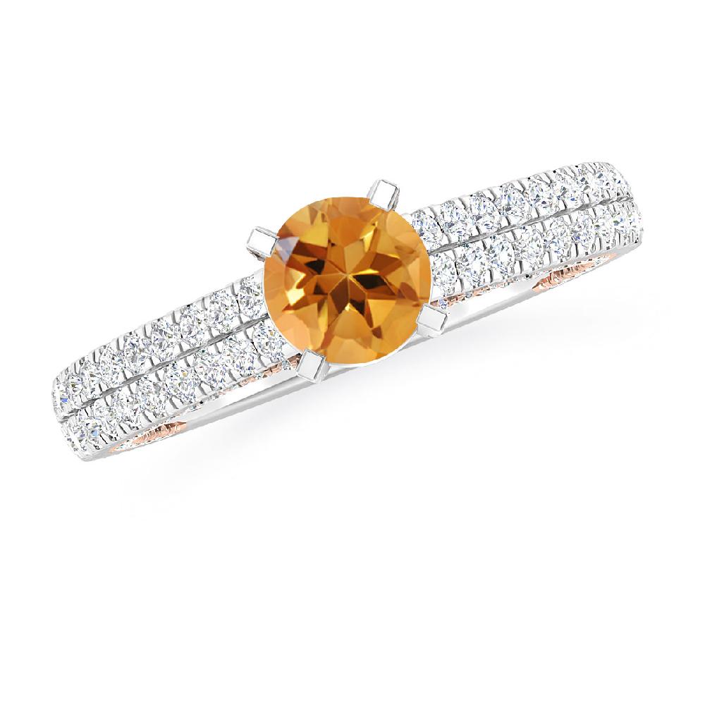 White Gold - Citrine