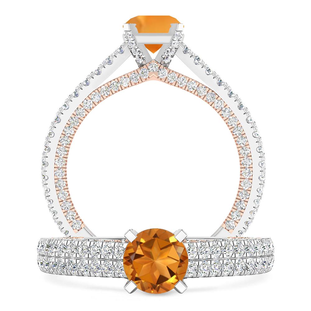 White Gold - Citrine