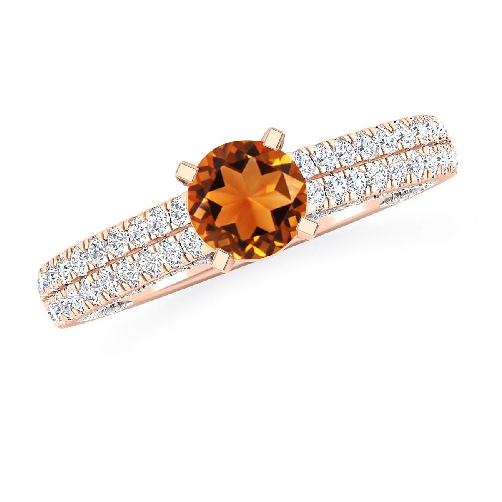 Rose Gold - Citrine