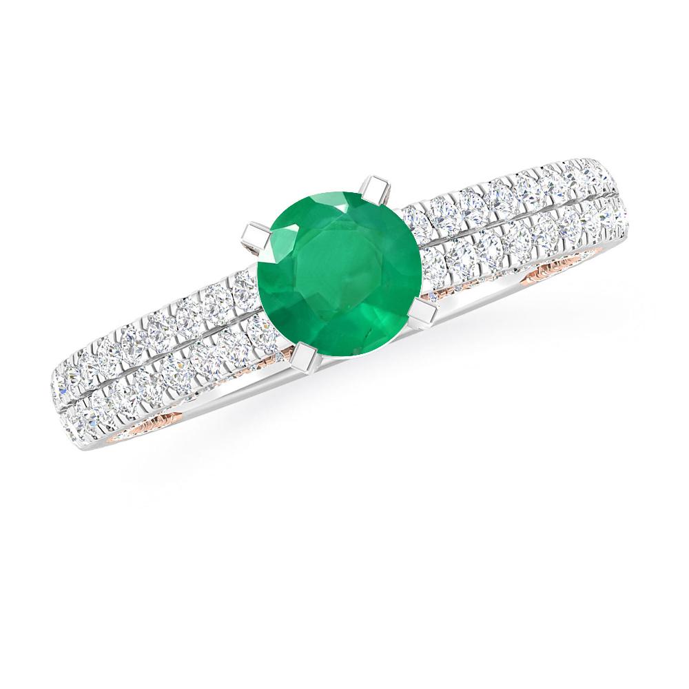 White Gold - Emerald