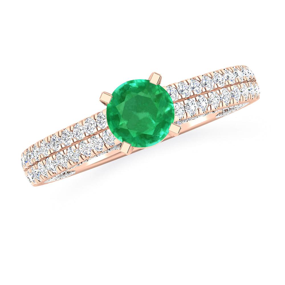 Rose Gold - Emerald