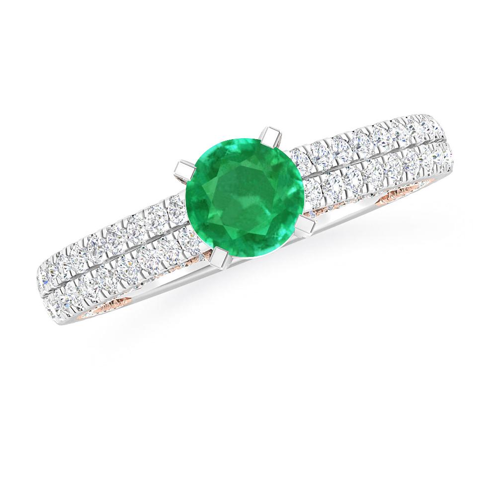 White Gold - Emerald