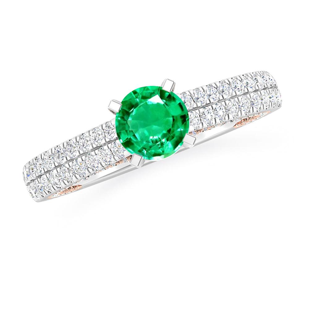 White Gold - Emerald