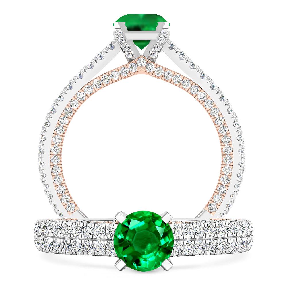 White Gold - Emerald