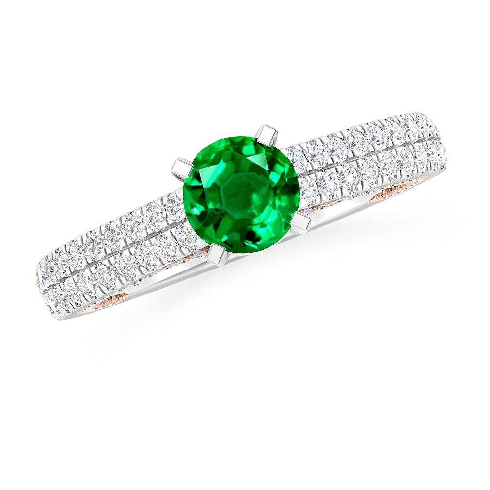 White Gold - Emerald