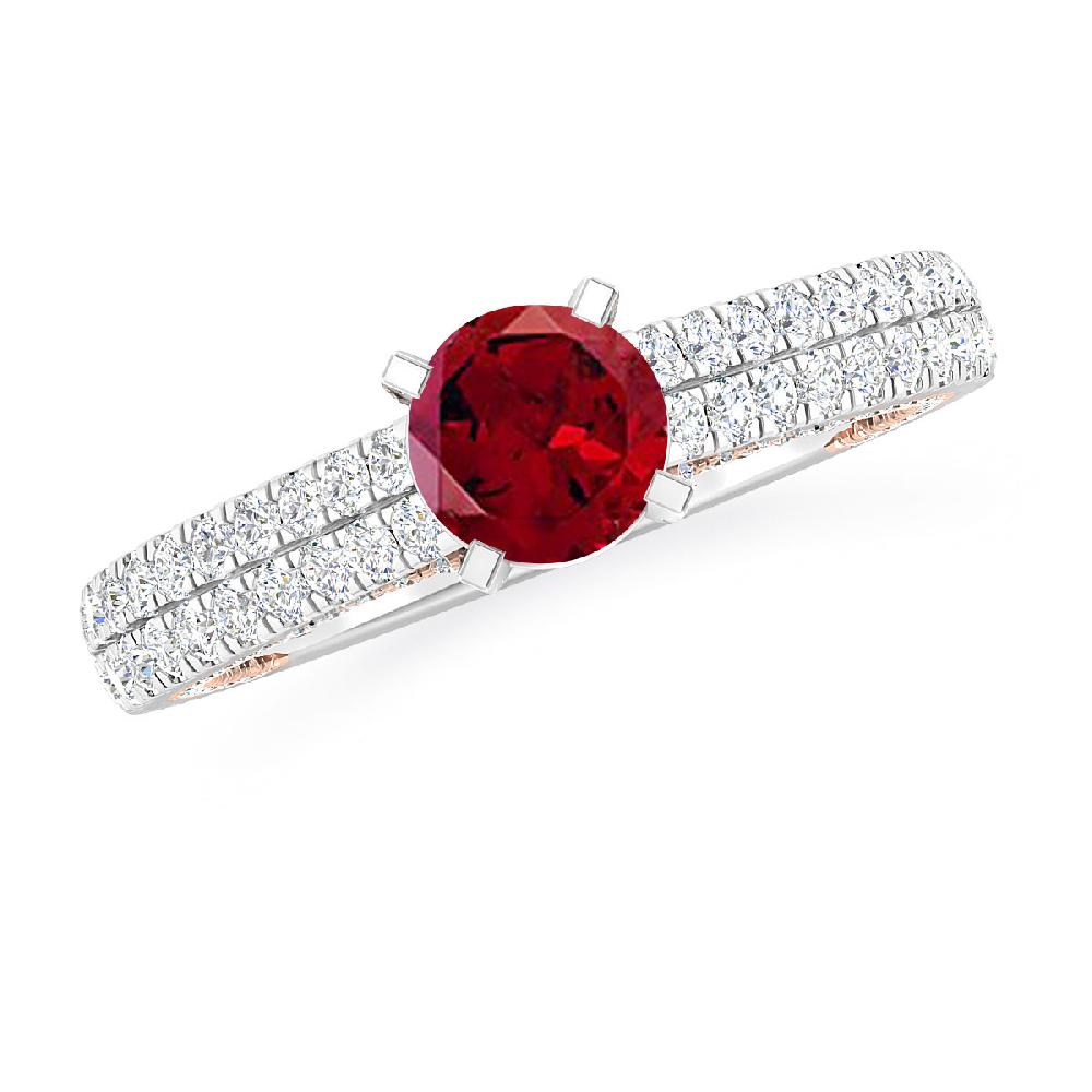 White Gold - Garnet