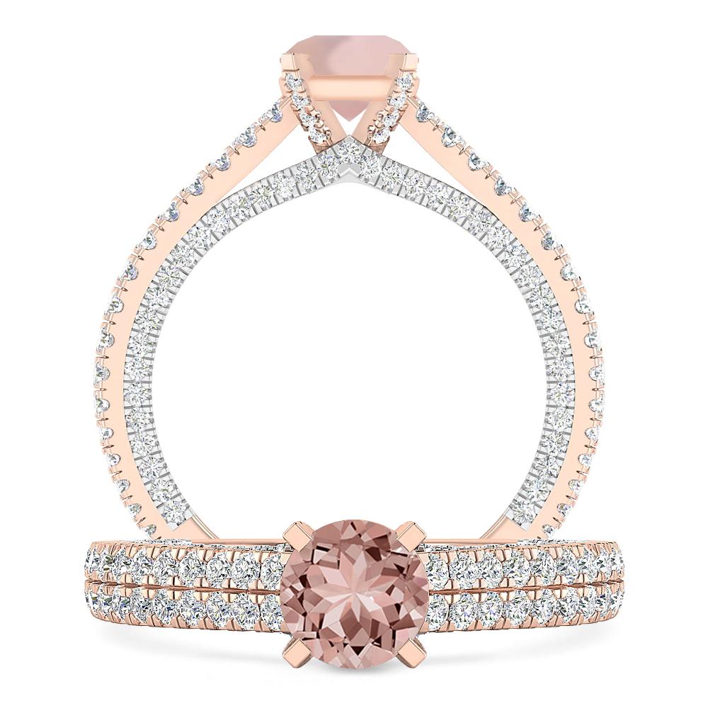 Rose Gold - Morganite