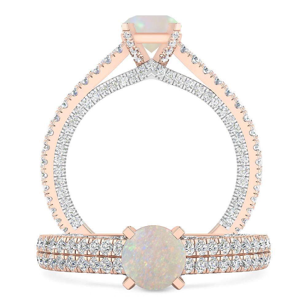 Rose Gold - Opal