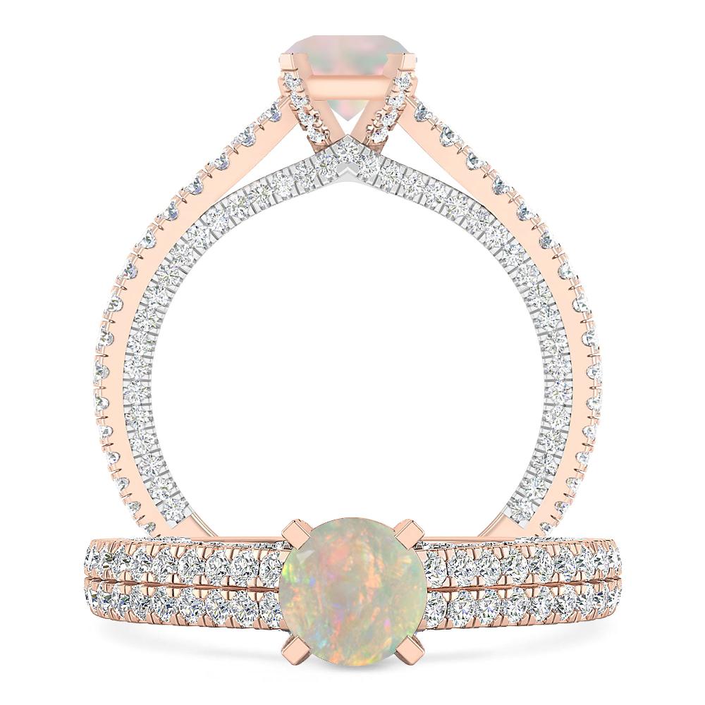 Rose Gold - Opal