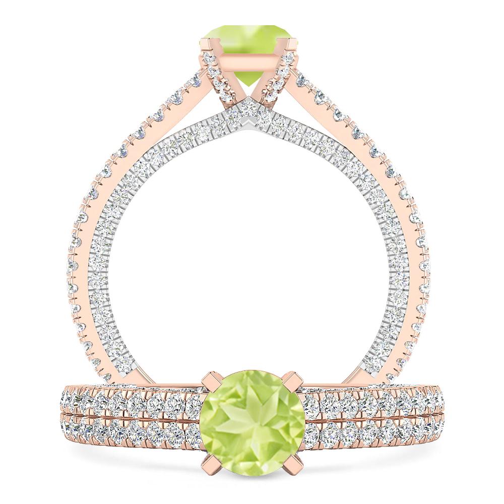 Rose Gold - Peridot