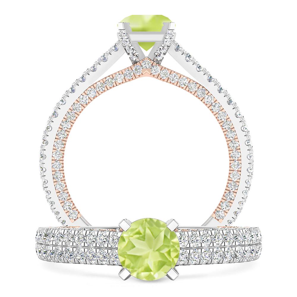 White Gold - Peridot