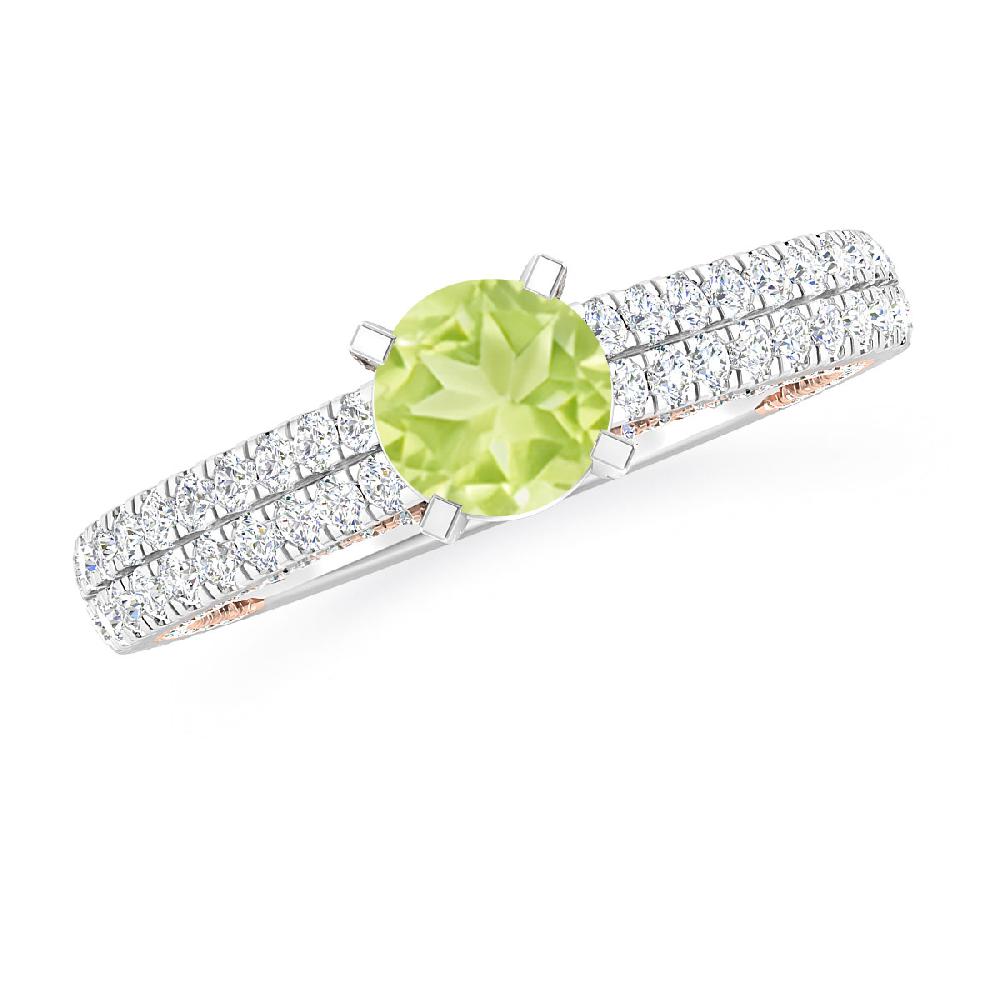 White Gold - Peridot