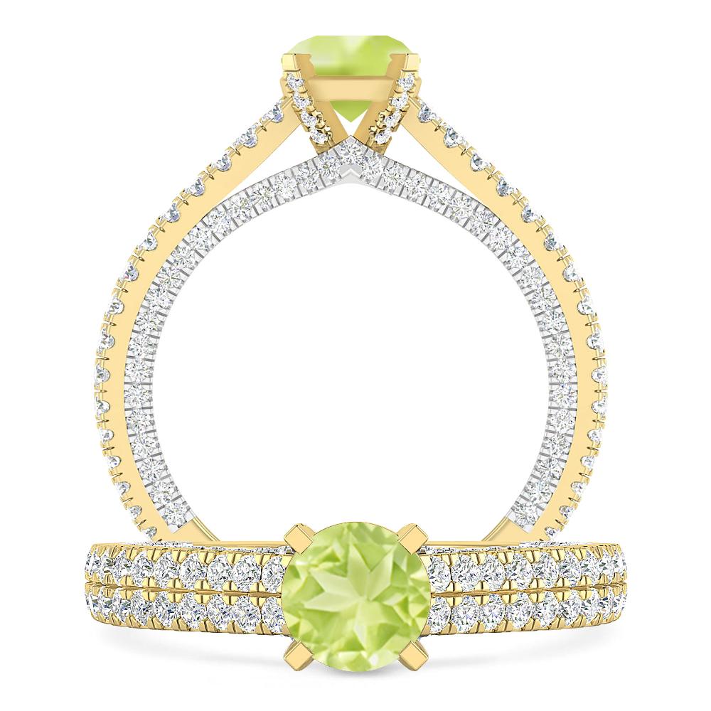 Yellow Gold - Peridot