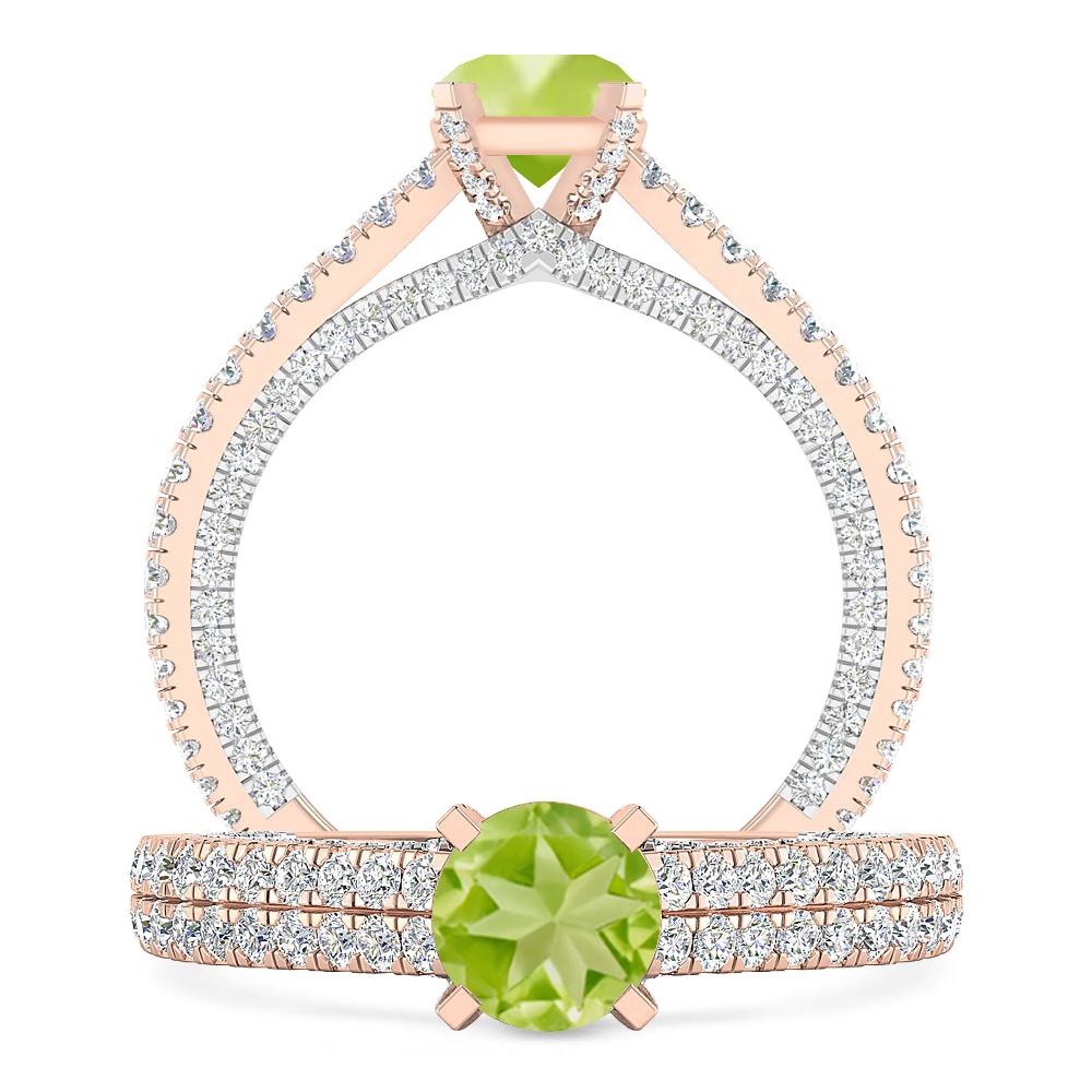 Rose Gold - Peridot