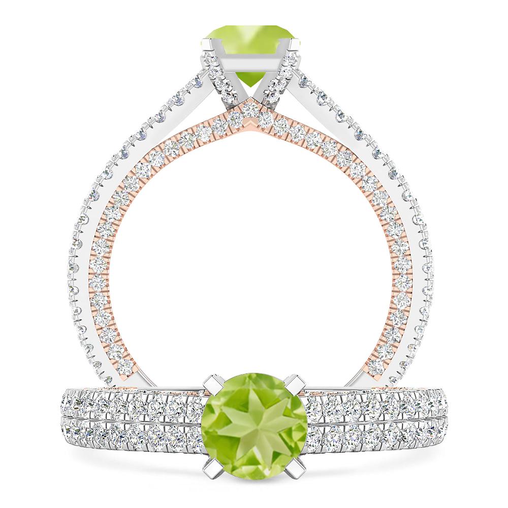 White Gold - Peridot