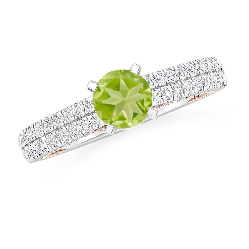 White Gold - Peridot