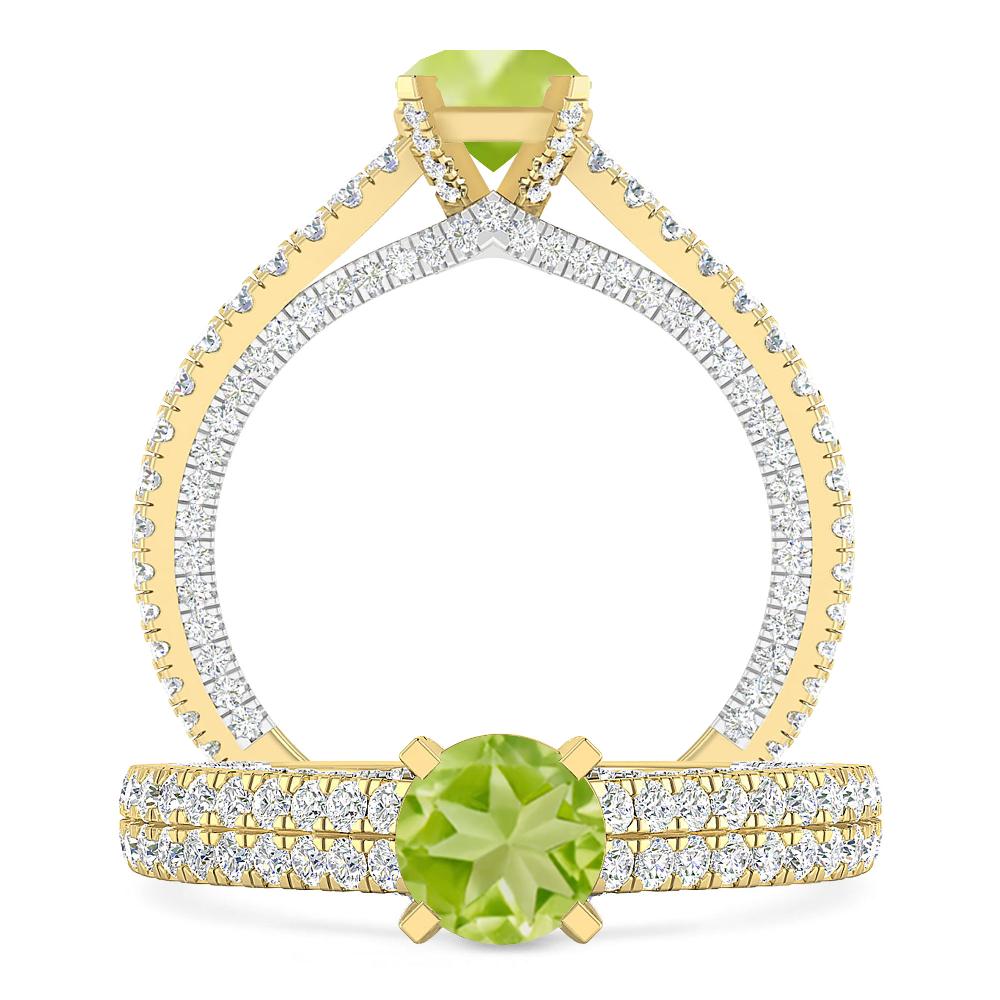 Yellow Gold - Peridot