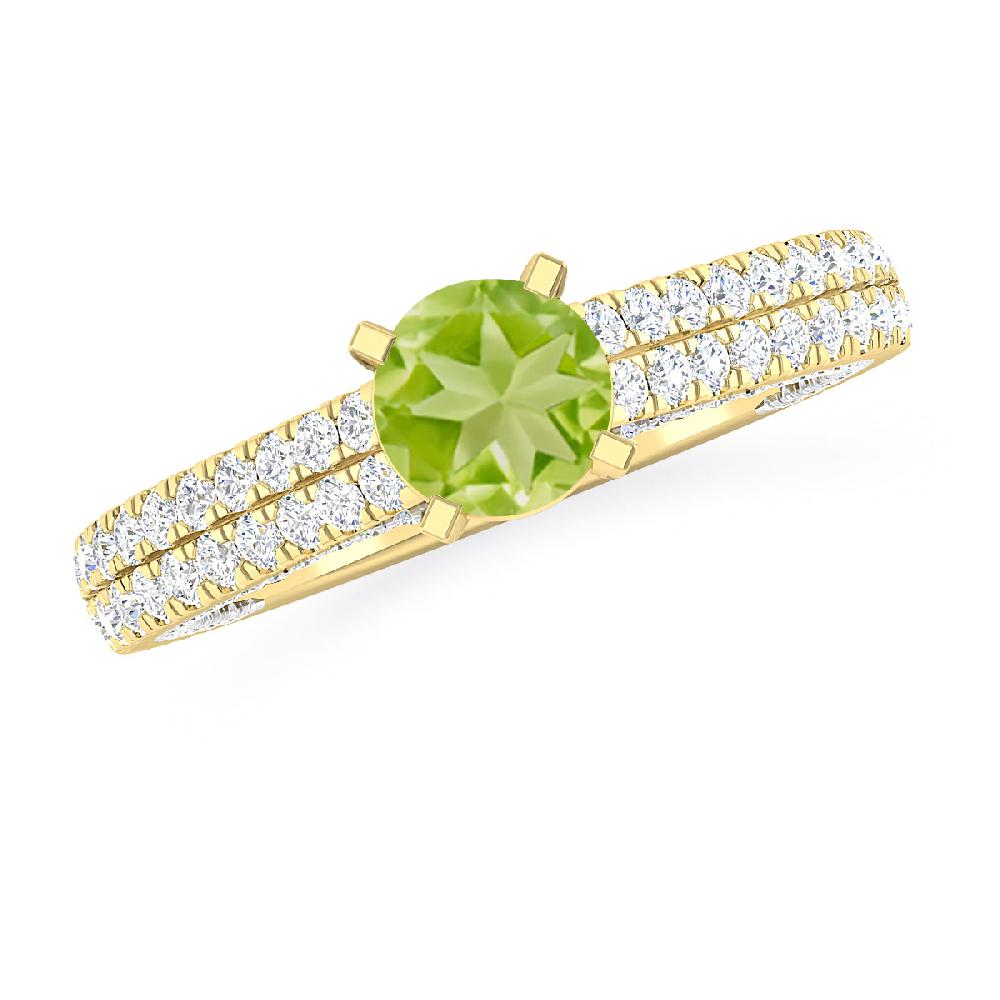 Yellow Gold - Peridot