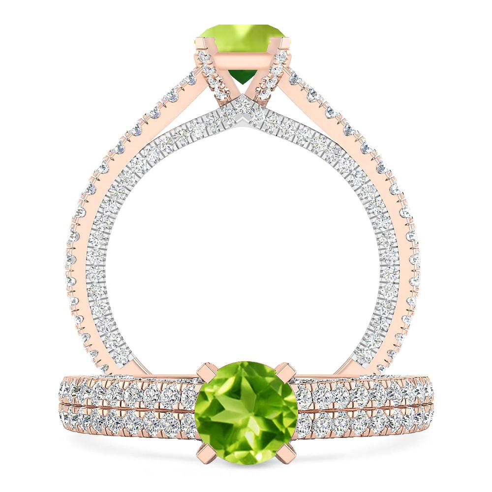 Rose Gold - Peridot