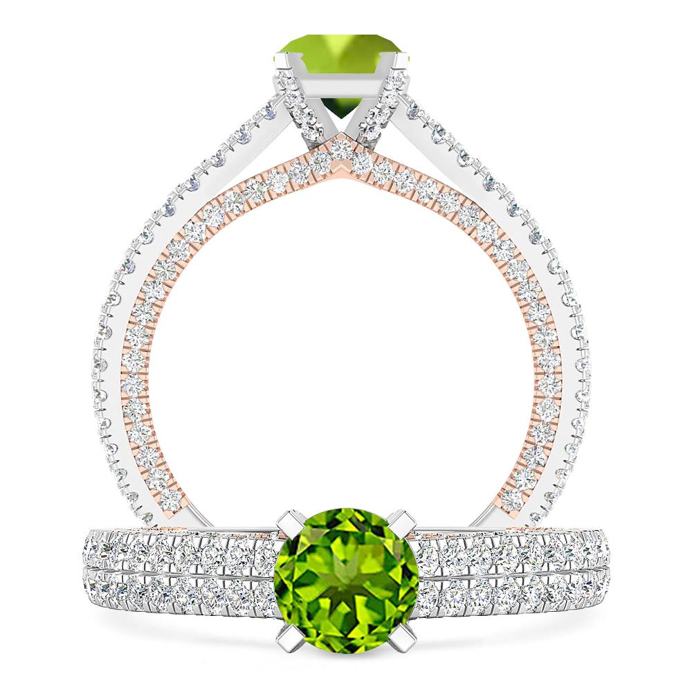 White Gold - Peridot