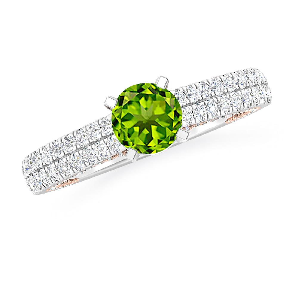 White Gold - Peridot