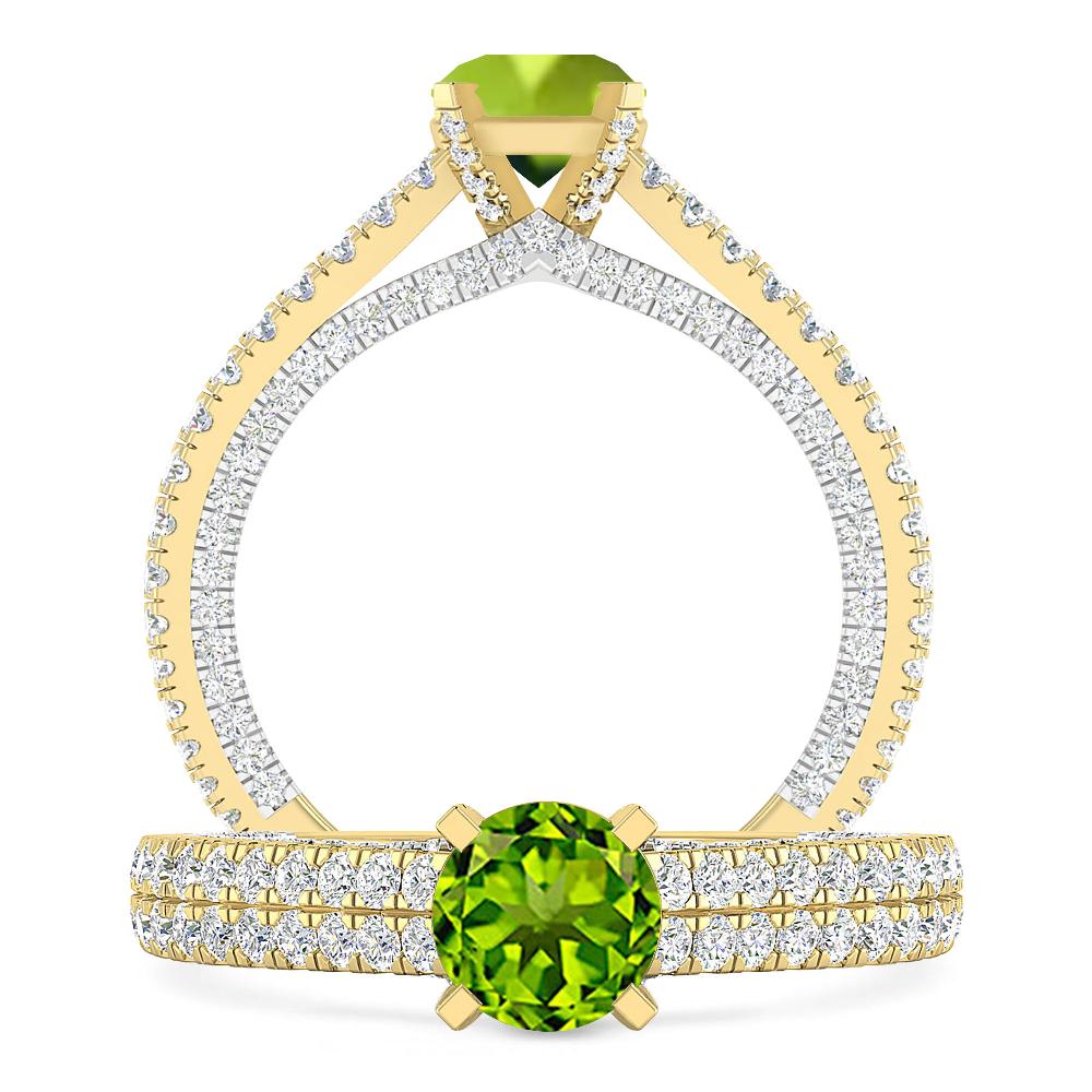 Yellow Gold - Peridot