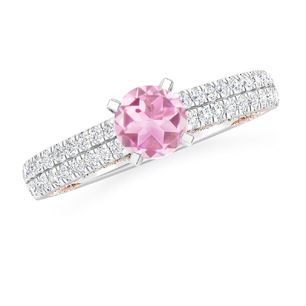 White Gold - Pink Tourmaline