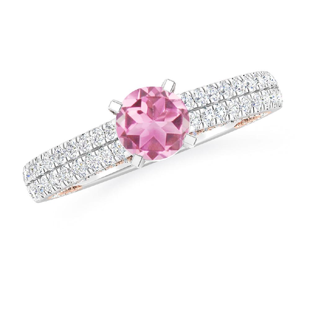 White Gold - Pink Tourmaline