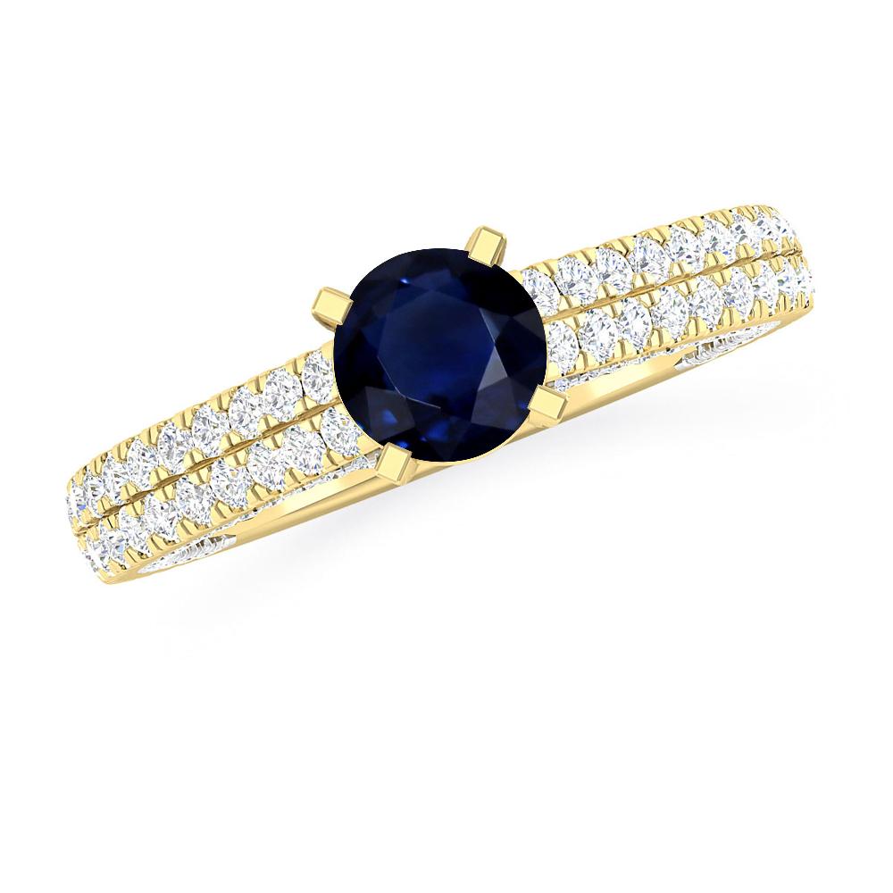 Yellow Gold - Sapphire