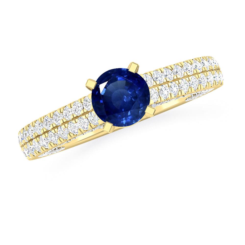 Yellow Gold - Sapphire