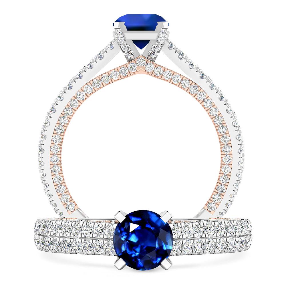 White Gold - Sapphire