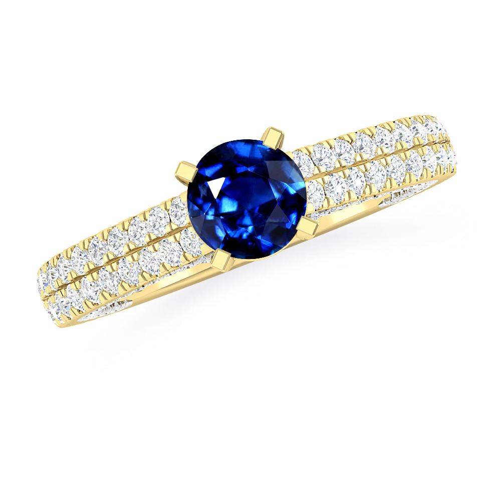 Yellow Gold - Sapphire