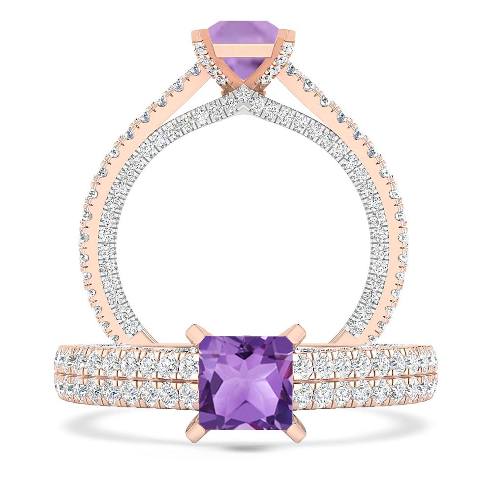 Rose Gold - Amethyst