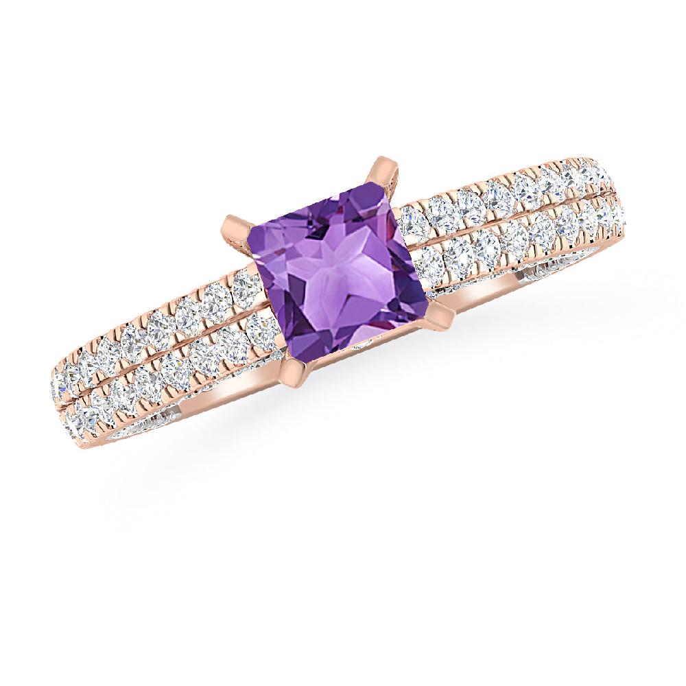 Rose Gold - Amethyst