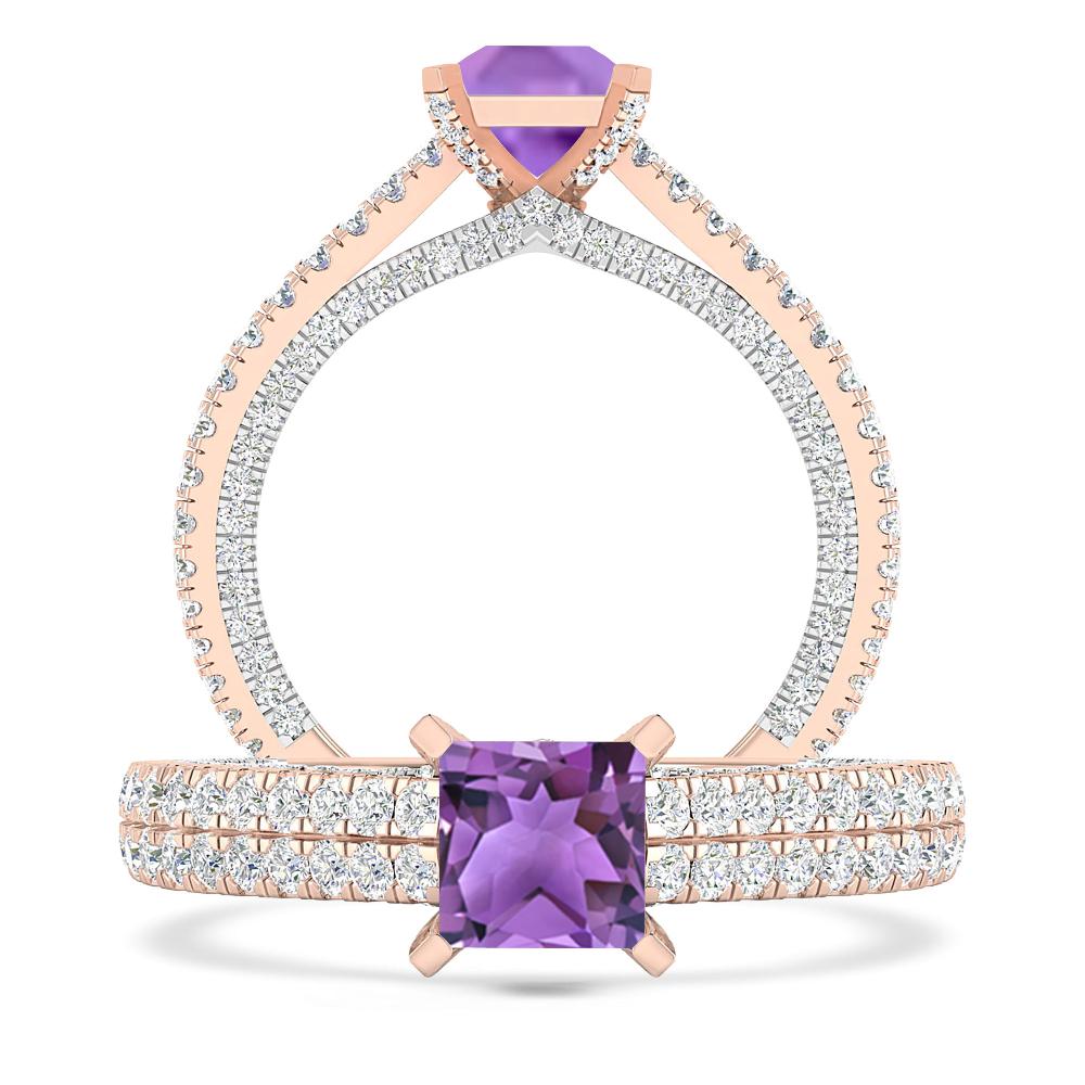 Rose Gold - Amethyst