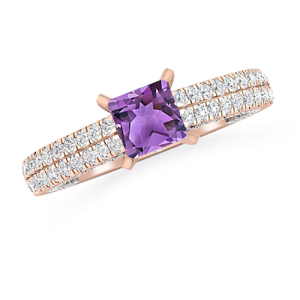 Rose Gold - Amethyst