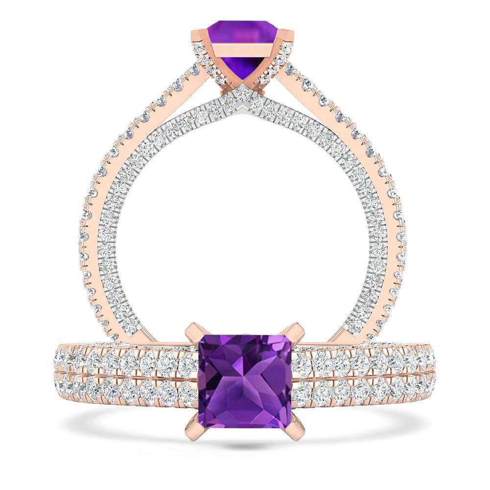 Rose Gold - Amethyst