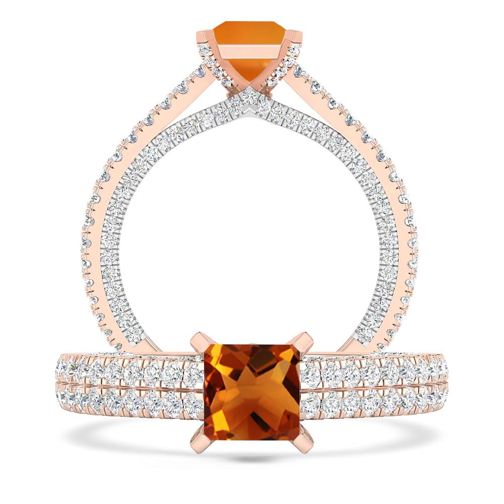 Rose Gold - Citrine