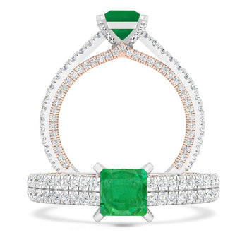 White Gold - Emerald