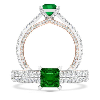 White Gold - Emerald