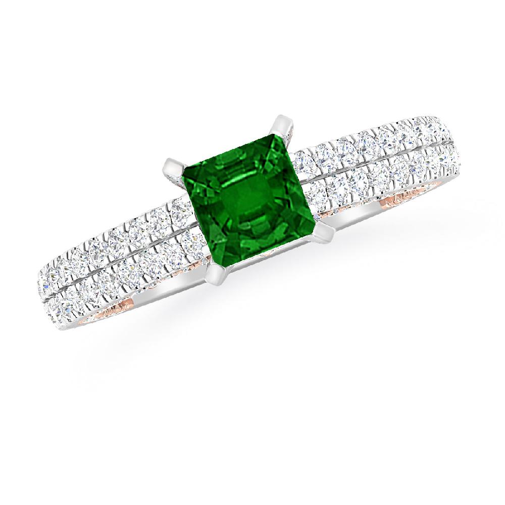 White Gold - Emerald